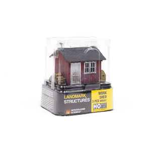 Work Shed Built-&-Ready HO Scale By Woodland Scenics  BR5057