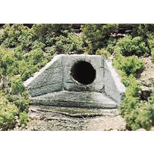 Two N Scale Concrete Culverts  C1162