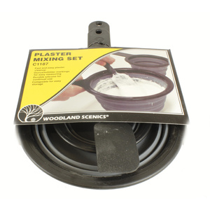 Plaster Mixing Set (3pc) from Woodland Scenics  C1187