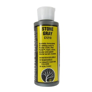 Bottle of Earth Color Liquid Pigment (Stone Gray) 4oz
