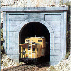 HO Scale Single Track Concrete Tunnel Portal  C1252