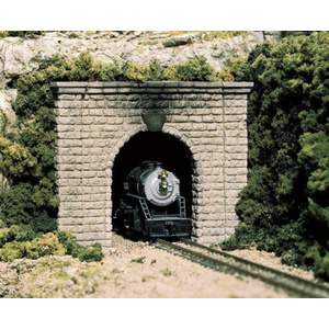 HO Scale Cut Stone Single Train Portal Tunnel  C1253