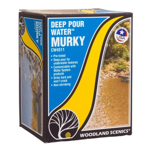 Woodland Scenics CW4511 Deep Pour Water Murky 12oz (354mL)