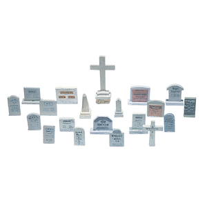Woodland Scenics D201 - 20 Tombstones HO Scale Kit