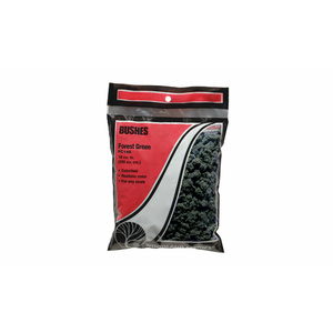 Bushes Clump Foliage (Forest Green) from Woodland Scenics.  FC148