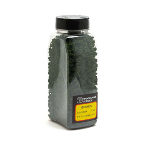 Woodland Scenics FC1647 Bushes, Dark Green Shaker