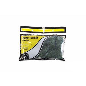 Clump Foliage (Dark Green) from Woodland Scenics.  FC684