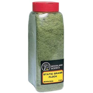 Woodland Scenics Medium Green Static Grass Flock Shaker  FL635