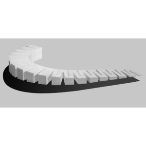 Woodland Scenics 4% Incline Starter 2.5'' x 2' each Qty (4)