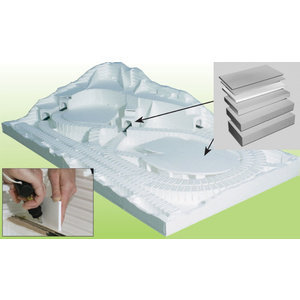 Foam Sheet 1'' x12'x24' from Woodlands Scenics (1pc) ST1424