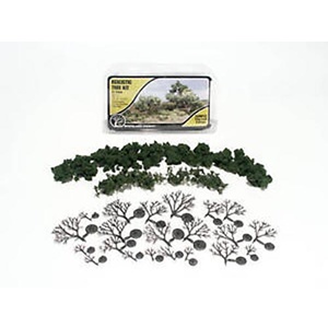 Realistic Tree Kit makes (6) 3 - 7 Medium Green Trees.  TR1112