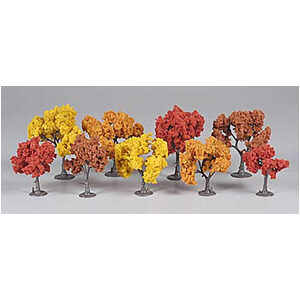 Ready Made Realistic Trees™ Fall Mix - 9/pkg 1.25-3 inches #TR1540