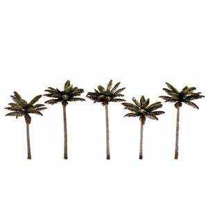 Woodland Scenics TR3597 - Palm Trees - 5/pkg - 3" - 3 3/4" (7.62 cm - 9.52 cm)