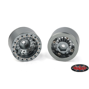 RC4WD Fuel Off-Road 1.55'' Zephyr Beadlock Wheels (Gunmetal)