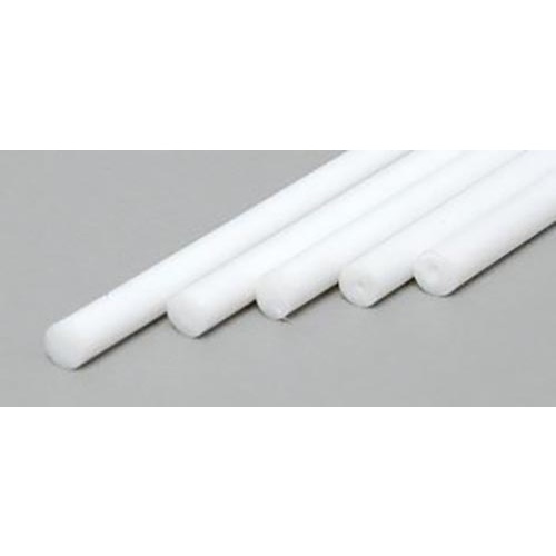 Evergreen 213 Styrene Round Rod .100" (2.5mm) Qty 5