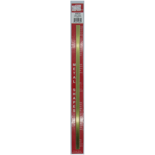 K /& S Precision Metals 9834 3 X.225MM BRASS WALL