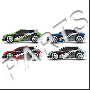 TRAXXAS - 1/16 Rally VXL Parts 7307