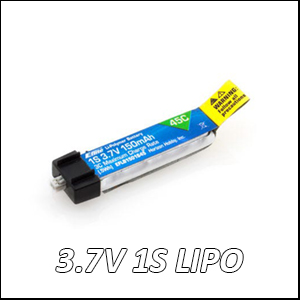 1S 3.7v LiPo Batteries