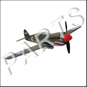 P-40 Warhawk 300 ARF (EFL6075) - Parts