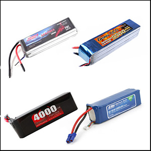 5S 18.5v LiPo Batteries