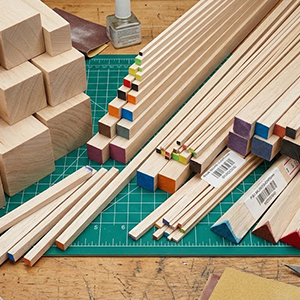 Balsa Sticks, Strips & Blocks