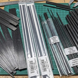 Carbon Fibre Rods & Strips