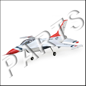 F-16 Thunderbirds 70mm EDF Jet Parts