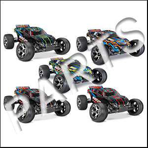 TRAXXAS - Rustler VXL 1/10 Parts 37076-4